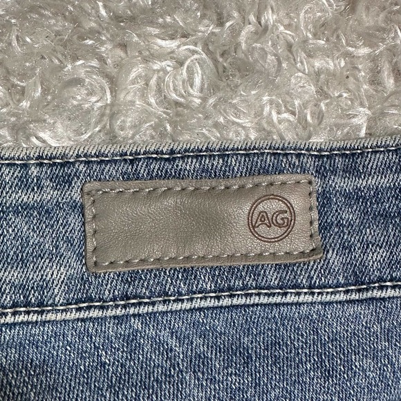AG Adriano Goldschmied Farrah Skinny Ankle Highrise Jeans Blue Sz 27 - Picture 3 of 13